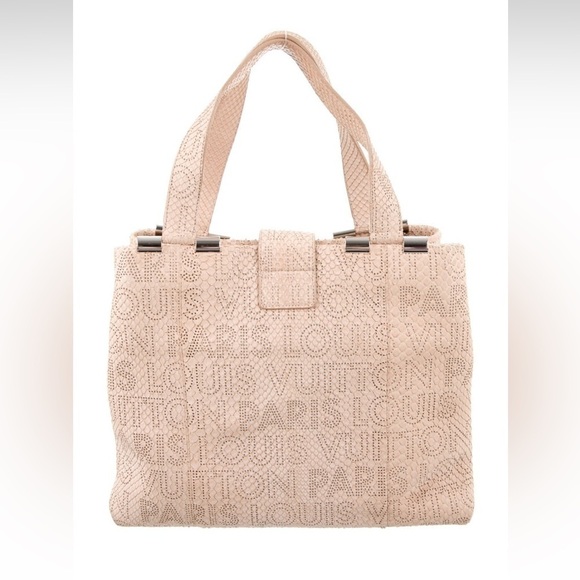 LOUIS VUITTON RARE EXOTIC COLLECTION Python Perfore Delphes. Snakeskin Leather - Picture 3 of 16